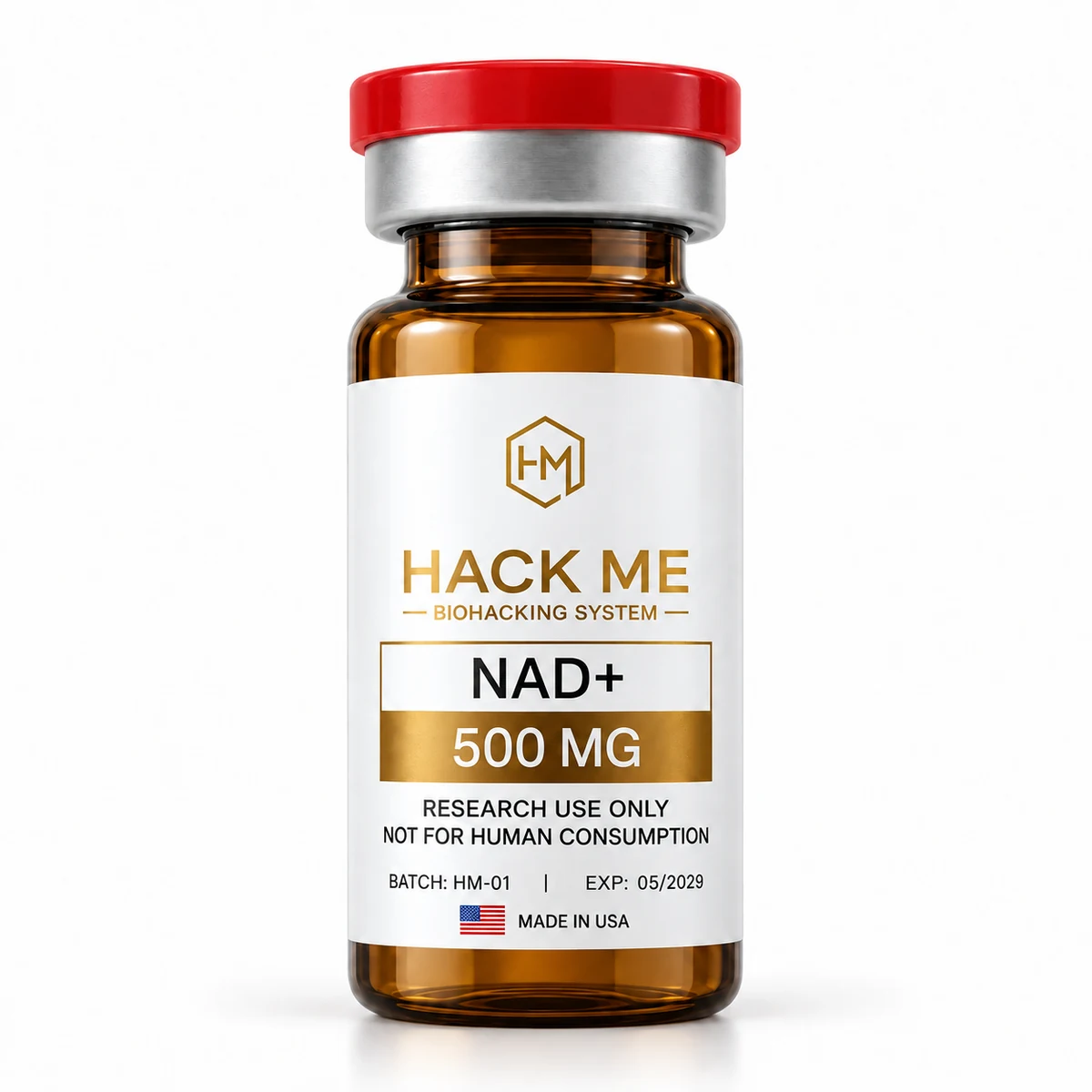 NAD+ 500 mg vial